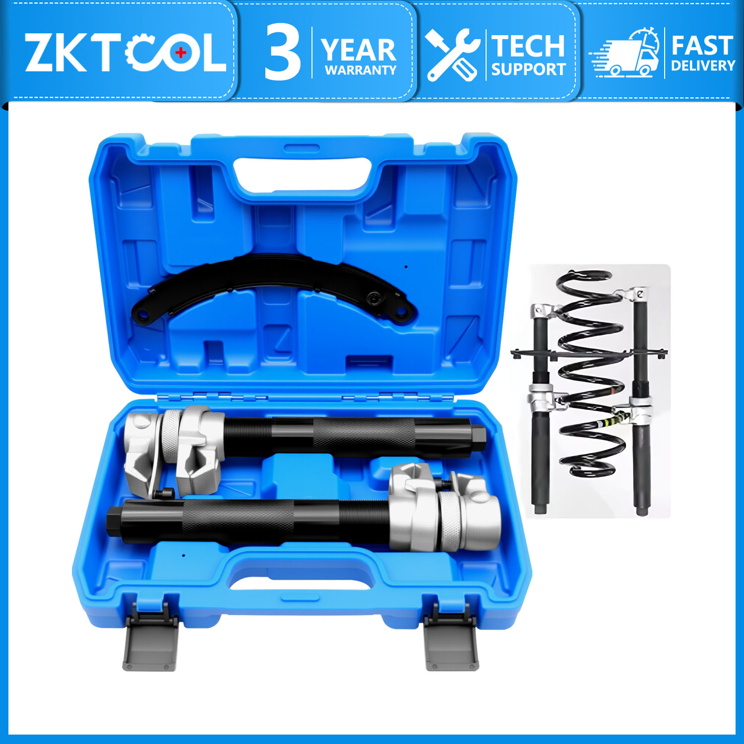 Valve Spring Compressor - 3-delige zware veercompressorset voor ophanging; geschikt