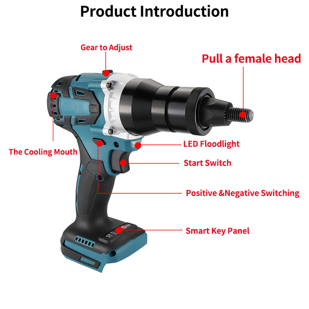 Elektrisch Klinkpistool Borste - Rivet Gun Air recensie en prijs