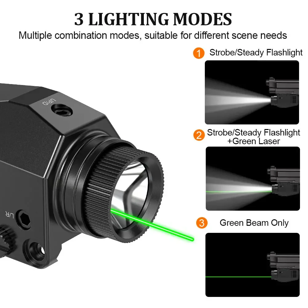 1000LM Tactische LED Zaklamp C - Timing Light Gun recensie en prijs