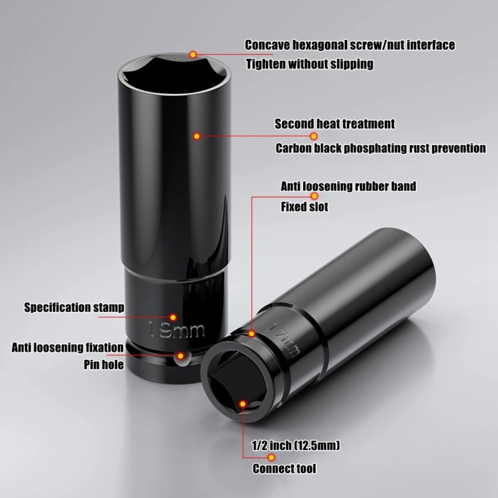 1/2 inch diepe impactdop sleut - Pneumatic Impact Wrench recensie en prijs