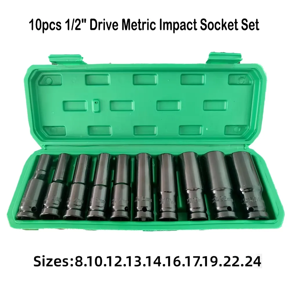 10-delige metrische impactsleu - Pneumatic Impact Wrench recensie en prijs
