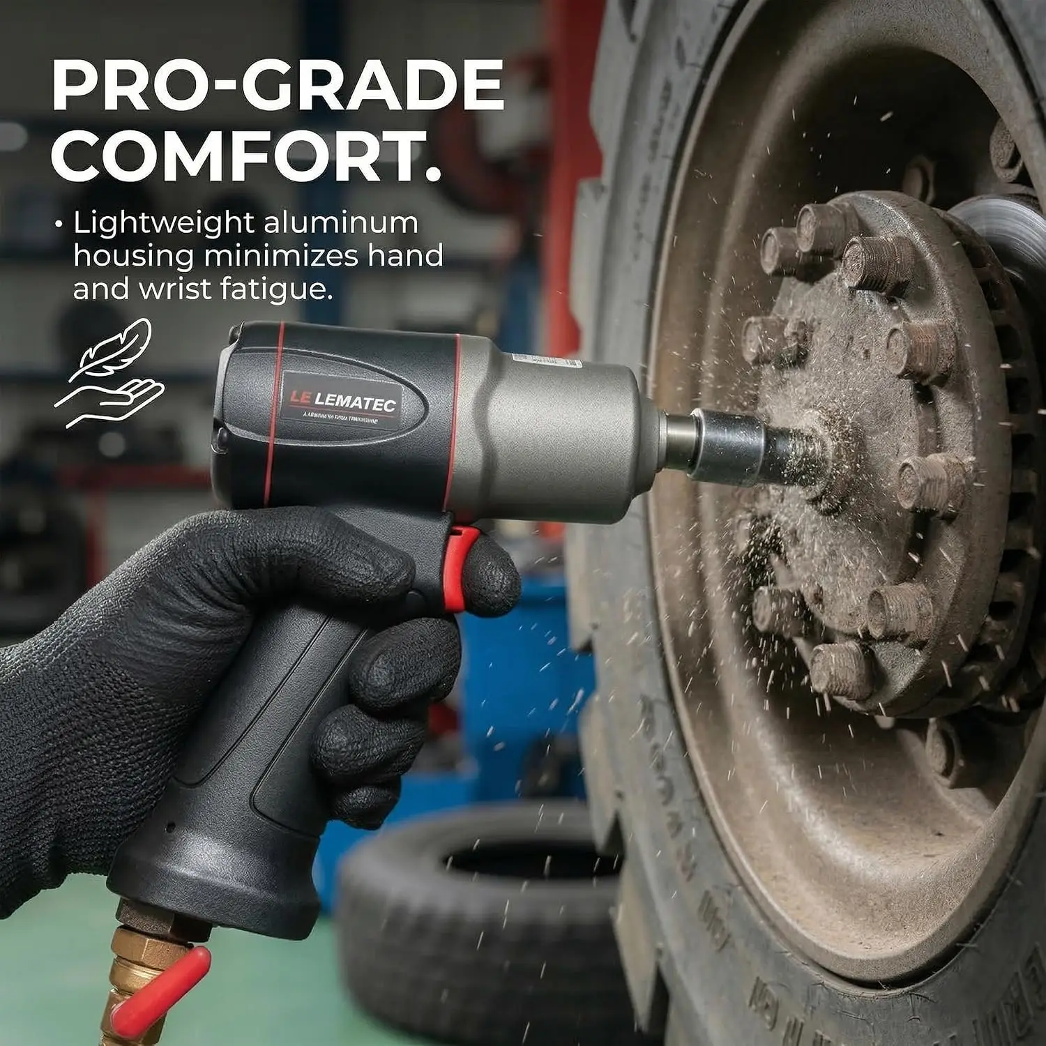 1/2 inch luchtslagmoersleutel  - Pneumatic Impact Wrench recensie en prijs