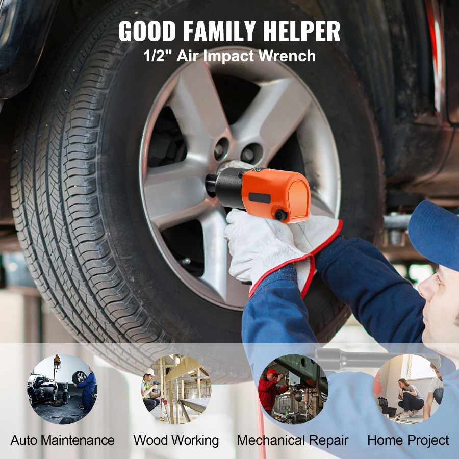 Luchtslagmoersleutel 1/2 inch  - Pneumatic Impact Wrench recensie en prijs